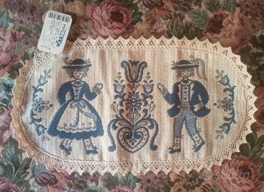 Centrino Vintage Halltex Austria stile Folk tirole