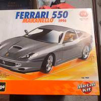 FERRARI 550 MARANELLO 1/18 Burago Metal Kit