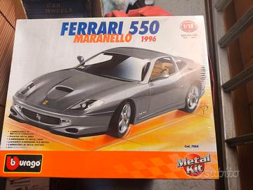 FERRARI 550 MARANELLO 1/18 Burago Metal Kit