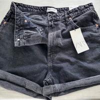 Pantaloncini Jeans Neri Zara