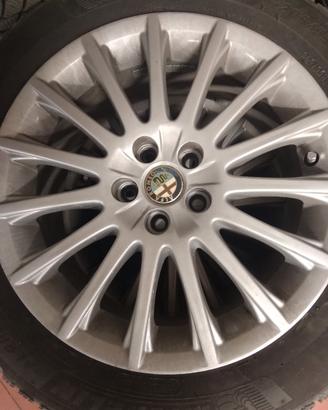 4 cerchi alfa romeo 147 5× 98 da 16
