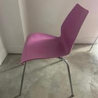 sedia kartell rosa