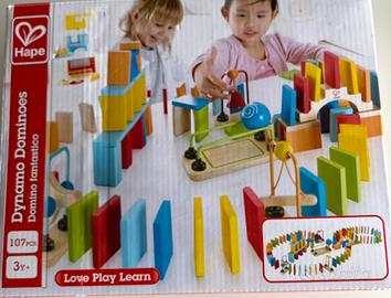 Domino 100+ pezzi in Legno per Bambini (HAPE)