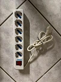 Ciabatta Multipresa 6 Prese Schuko Ita 10-16A Led