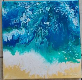 Quadro Fluid Art "Increspatura Marina"