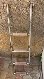 Scaletta barca inox usata una sola volta