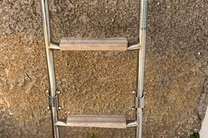 Scaletta barca inox usata una sola volta