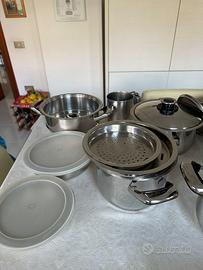 Batteria da cucina acciaio inox