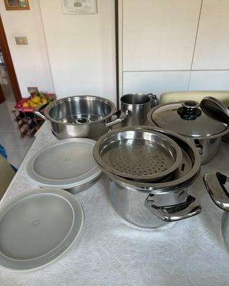 Batteria da cucina acciaio inox