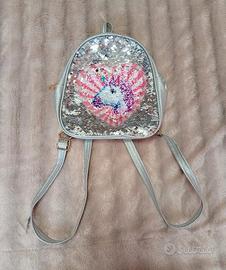 zainetto cambia immagine con paillettes 