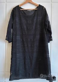 Abito in pizzo nero tg. L