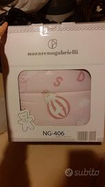 Trapunta per lettino con paracolpi double face