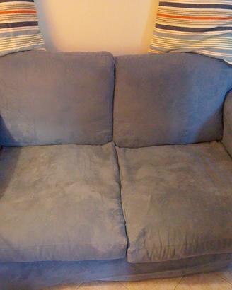 Divano a 2 posti in microfibra 