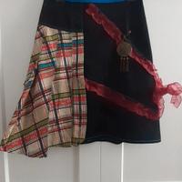 Gonna Denim stile scozzese