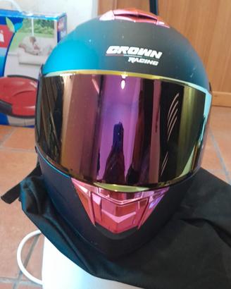 casco integrale  crown racing
