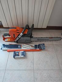 Husqvarna 572 XP  2 barre + 2 catene originali
