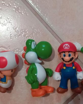 personaggi super Mario da collezione 