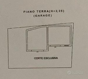 Magazzino di 25 mq con corte esclusiva