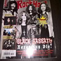 RivistaROCK HARD con i Black Sabbath