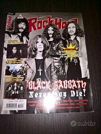 RivistaROCK HARD con i Black Sabbath