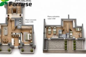 Appartamento di 127 m² con 4 locali e box auto a S