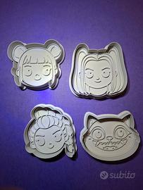 Set 4 formine biscotti K-Pop Demon Hunters Cute