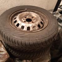 Coppia di gomme piu cerchi fiat uno