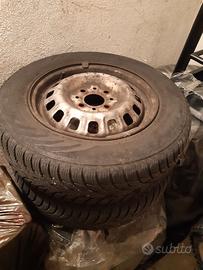 Coppia di gomme piu cerchi fiat uno