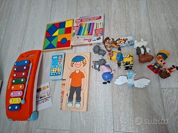 Vari - Mc Donalds e puzzle corpo umano, xilofono