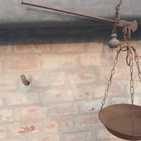 Vecchia bilancia, stadera. 
