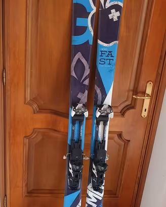 Sci alpinismo 177cm 100mm attacchi e pelli nuove