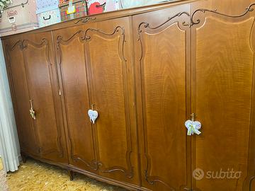 Armadio in legno 6 ante stile 800