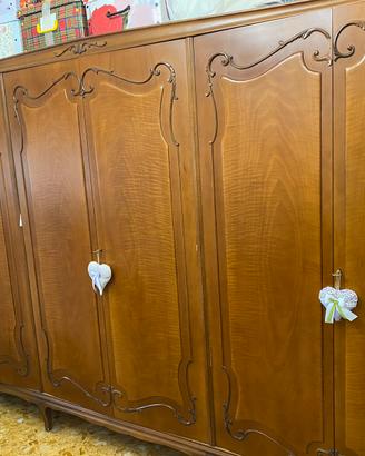 Armadio in legno 6 ante stile 800