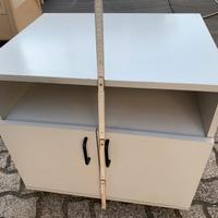 Cassettiera / scarpiera grigia/ mobile ufficcio