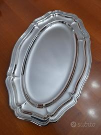 Vassoio vintage Guy Degrenne in acciaio inox