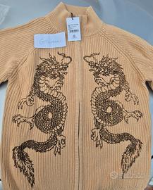 Butter Goods Dragon Zip-Thru Knit Sweater Taglia S