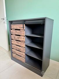 SoBuy Mobile/ Scarpiera con anta scorrevole