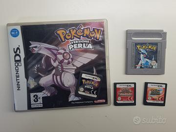 4 giochi Pokemon ORIGINALI & Funzionanti