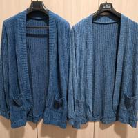 2 Maglioni Cardigan da Donna con Tasche
