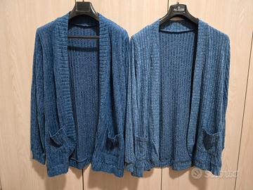 2 Maglioni Cardigan da Donna con Tasche