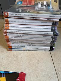 Libri scolastici  – mat, ita, storia, musica tecn