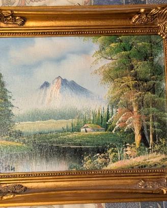 Quadro paesaggio montano vintage - Pisani 