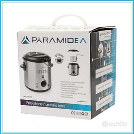 friggitrice Elettrica pyramidea 1,5L 900W inox