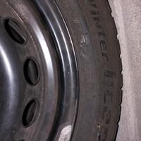 gomme invernali semi nuove con cerchi 4 fori 