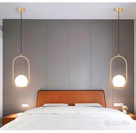 coppia lampadario moderno