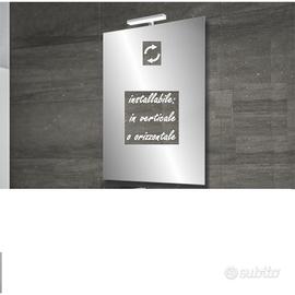 SPECCHIO BAGNO REVERSIBILE NUOVO MAI APERTO