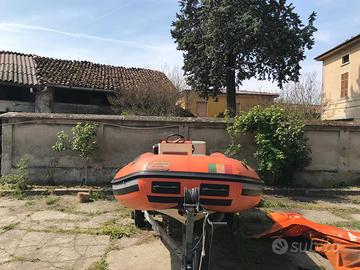 Gommone Selva 4.20 con carrello Ellebi e motore 25