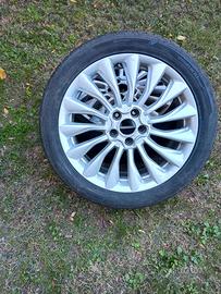 Gomme estive 500x con cerchi originali Fiat