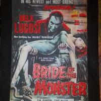 Ed wood film quadro tela più poster