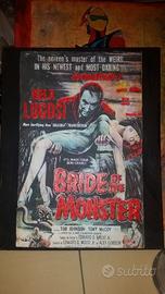 Ed wood film quadro tela più poster